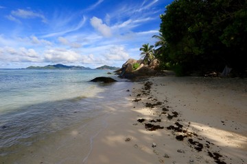 Les rochers de l'Anse Source d'Argent, La Digue, Seychelles