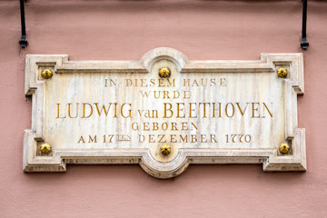 Ludwig van Beethoven Birthplace in Bonn, Germany