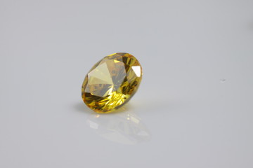 Close up shot of beautiful color crystal diamond - like beads for jewelry 