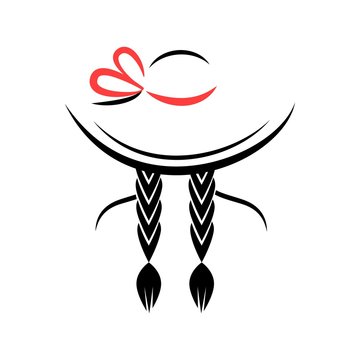 Woman in the hat
