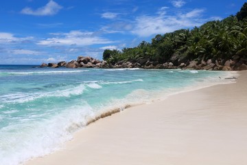 Fototapeta na wymiar Anse Coco, La Digue, Seychelles