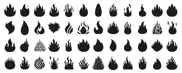 火　シルエット © SUE