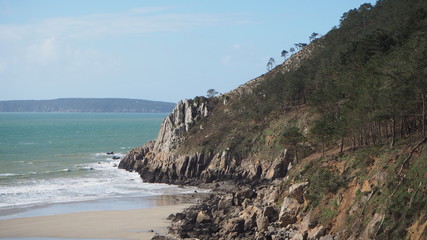 plage de trez-bihan finist&egrave;re bretagne
