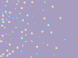Color Christmas Round Postcard. Splash Card. Dust Christmas Texture. Rainbow Flying Texture.