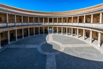 Palace of Charles V in Granda , located right next to the Alhambra in Granada
