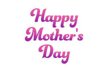 Fototapeta premium Happy Mother's Day. Holiday concept. Template for background, banner, card, poster with text inscription. Vector EPS10 illustration.