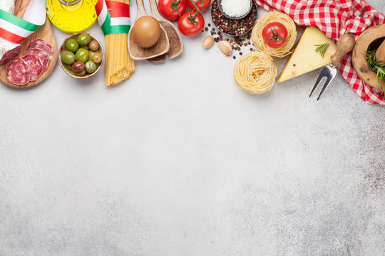 Italian cuisine food ingredients