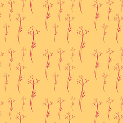 Pattern of flowers. Beautiful design background. Vector