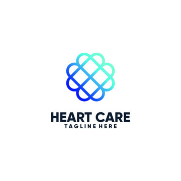 health logo with cross medical symbol vector designs