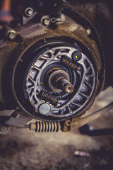 Rear Brake System, Motorcycle, Auto Brake Caliper