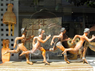 Fototapeta na wymiar Greek souvenirs