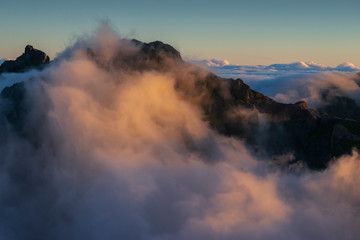 peaks of Madeira Island