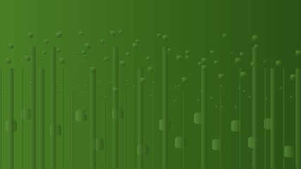 Obraz premium Green Background with a Combination of Lines and Shapes