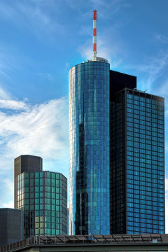 The Main Tower is a 200 m (656 ft) skyscraper in the downtown district of Frankfurt, Germany. The tower has two public viewing platforms