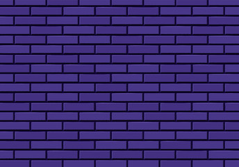 Brick wall background with tiled blue stones