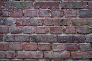 mur en briques rouges
