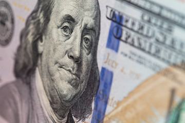  fragment of 100 dollar bill