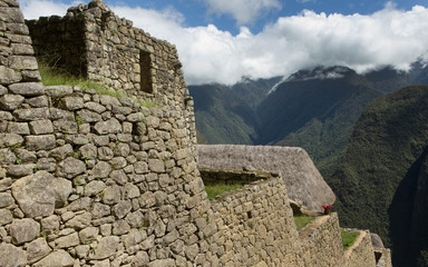 Fototapeta na wymiar Machu Picchu. Urubamba River valley. Ancient Inca temple. Andes. Peru