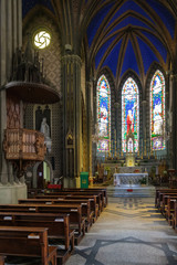 Fototapeta na wymiar San Domenico Catholic Church, Turin, Piedmont, Italy