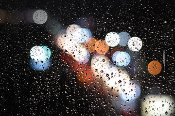 Bokeh Rain Effect