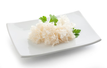Marinated snow fungus