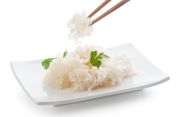 Marinated snow fungus