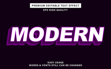modern text effect