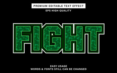 Fight text effect