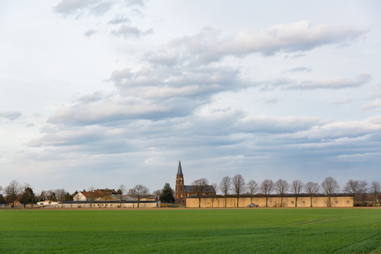 townscape of Kerpen-Manheim, Western-Germany