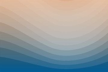 Abstract waved lines gradient illustration background beautiful color combinations