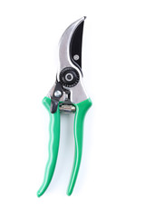Garden pruner isolated on white background