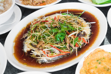Steamed Fish In Soy Sauce