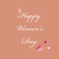 happy mothers day, happy women's day wishes greeting card on abstract background, graphic design illustration wallpaper