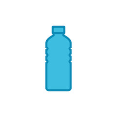 Bottle icon isolated on white background. Bottle icon in trendy flat design
