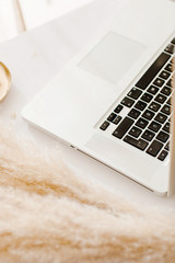 Notebook and working space 