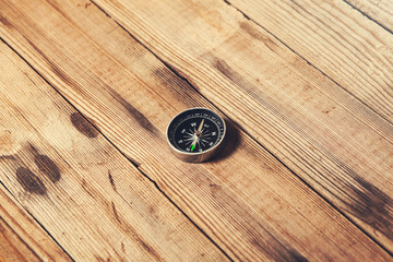 compass on table