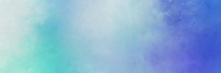 vintage abstract painted background with pastel blue, slate blue and royal blue colors and space for text or image. can be used as horizontal background texture