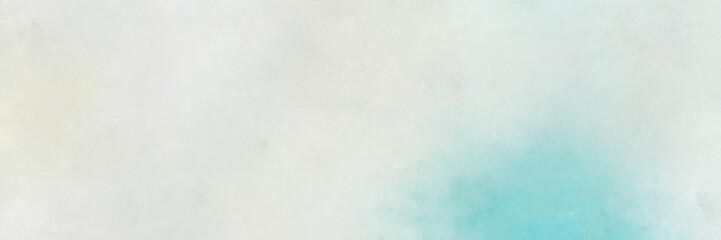 light gray, sky blue and light blue colored vintage abstract painted background with space for text or image. can be used as horizontal background graphic