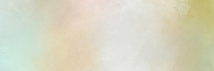 light gray, tan and dark khaki colored vintage abstract painted background with space for text or image. can be used as horizontal background texture