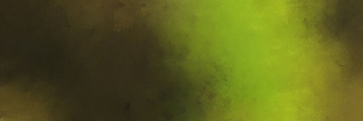 very dark green and olive drab color background with space for text or image. vintage texture, distressed old textured painted design. can be used as horizontal header or banner orientation