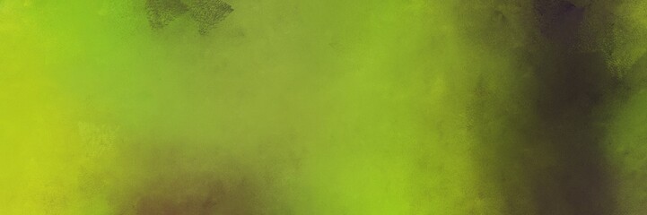 abstract painting background texture with yellow green, dark slate gray and dark olive green colors and space for text or image. can be used as header or banner