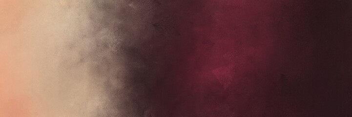 abstract painting background texture with very dark magenta, very dark pink and tan colors and space for text or image. can be used as horizontal header or banner orientation