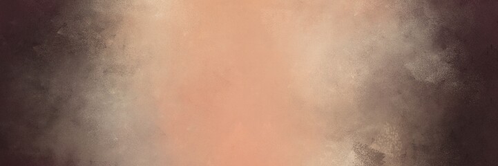 tan, very dark violet and pastel brown color background with space for text or image. vintage texture, distressed old textured painted design. can be used as horizontal background texture