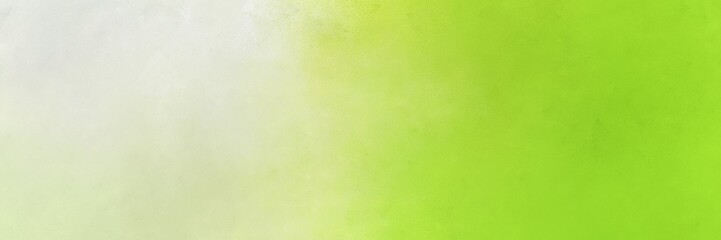 vintage abstract painted background with yellow green, pale golden rod and light gray colors and space for text or image. can be used as horizontal background texture
