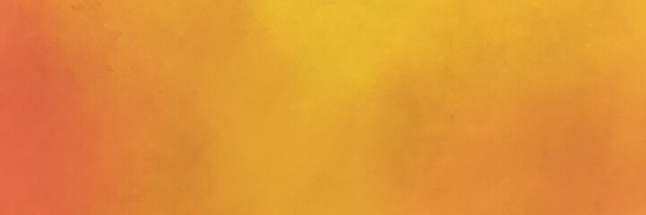 peru, golden rod and vivid orange color background with space for text or image. vintage texture, distressed old textured painted design. can be used as horizontal background graphic