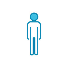 male icon. Toilet icon vector. man restroom sign vector