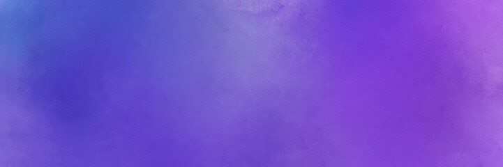 abstract painting background graphic with slate blue and medium purple colors and space for text or image. can be used as horizontal background texture