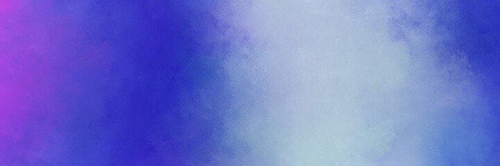 slate blue, pastel blue and corn flower blue colored vintage abstract painted background with space for text or image. can be used as horizontal background graphic