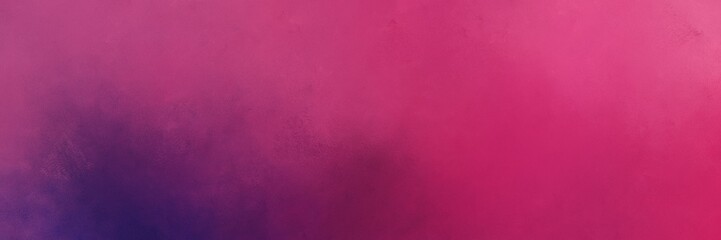 old color brushed vintage texture with moderate pink and very dark magenta colors. distressed old textured background with space for text or image. can be used as header or banner