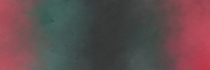 abstract painting background texture with dark slate gray, moderate red and pastel brown colors and space for text or image. can be used as horizontal background texture
